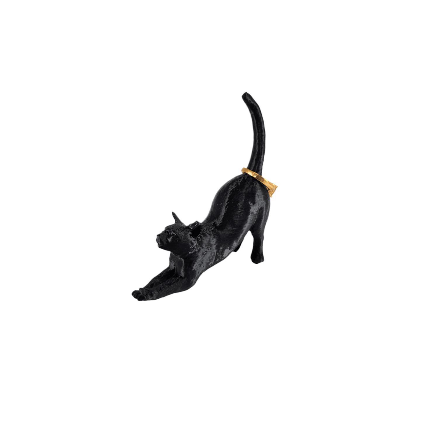 Cat Ring Holder - Eco-Friendly 3D Printed Jewelry Organizer - 3dkingdom