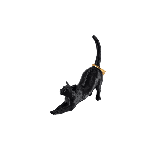Cat Ring Holder - Eco-Friendly 3D Printed Jewelry Organizer - 3dkingdom