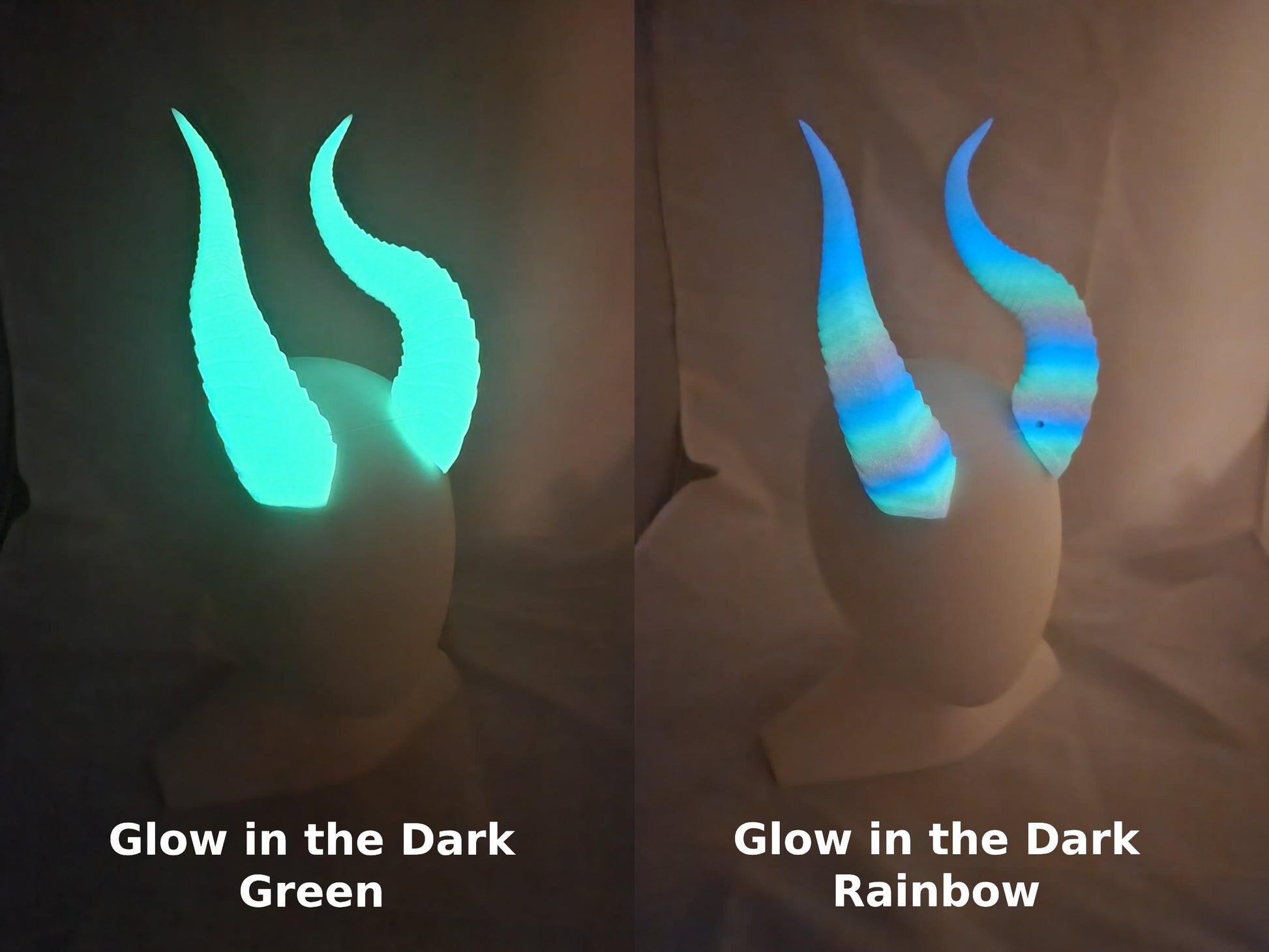 Dragon Horns for Cosplay or Headset | 3D Printed Cosplay Accessory - 3dkingdom