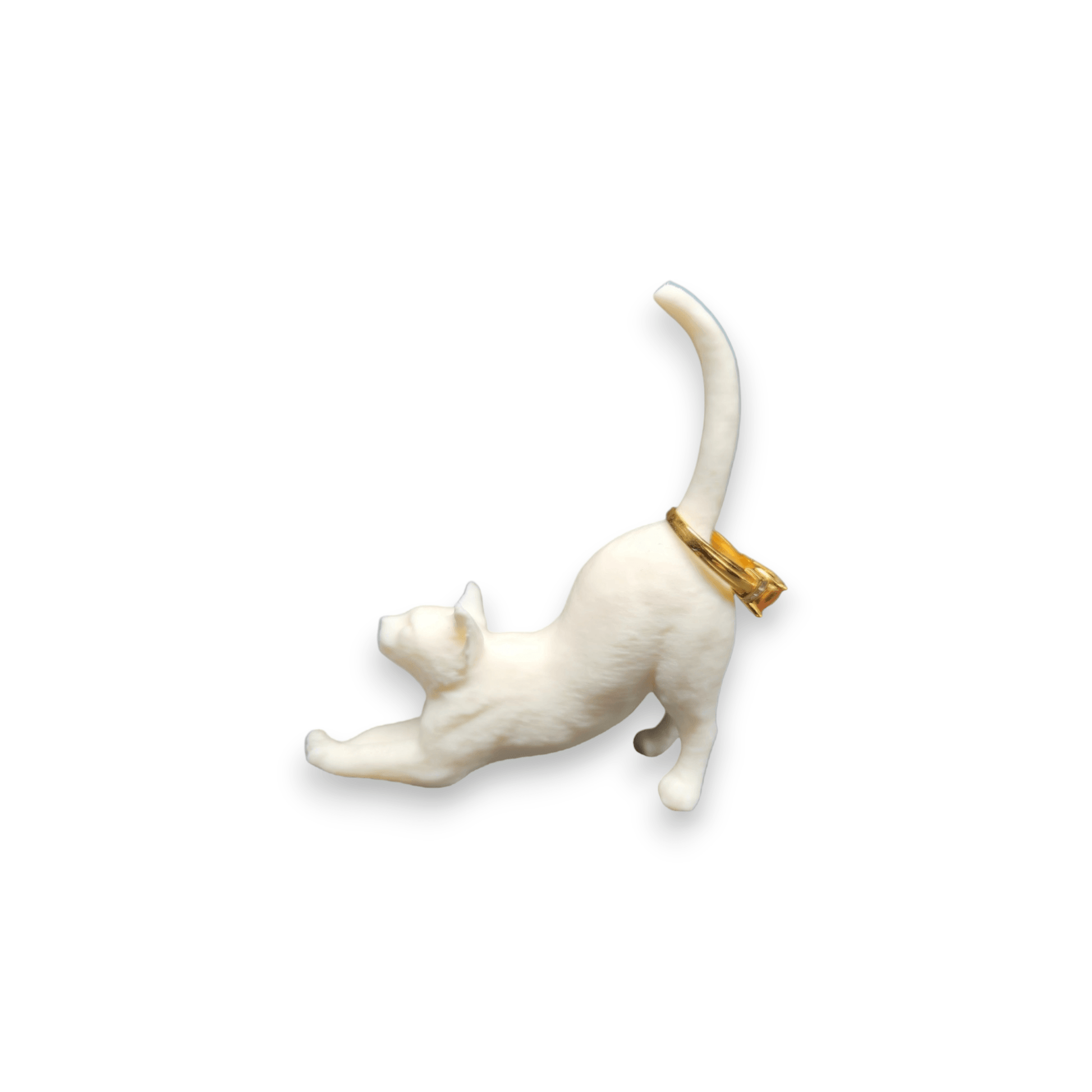 Cat Ring Holder - Eco-Friendly 3D Printed Jewelry Organizer - 3dkingdom