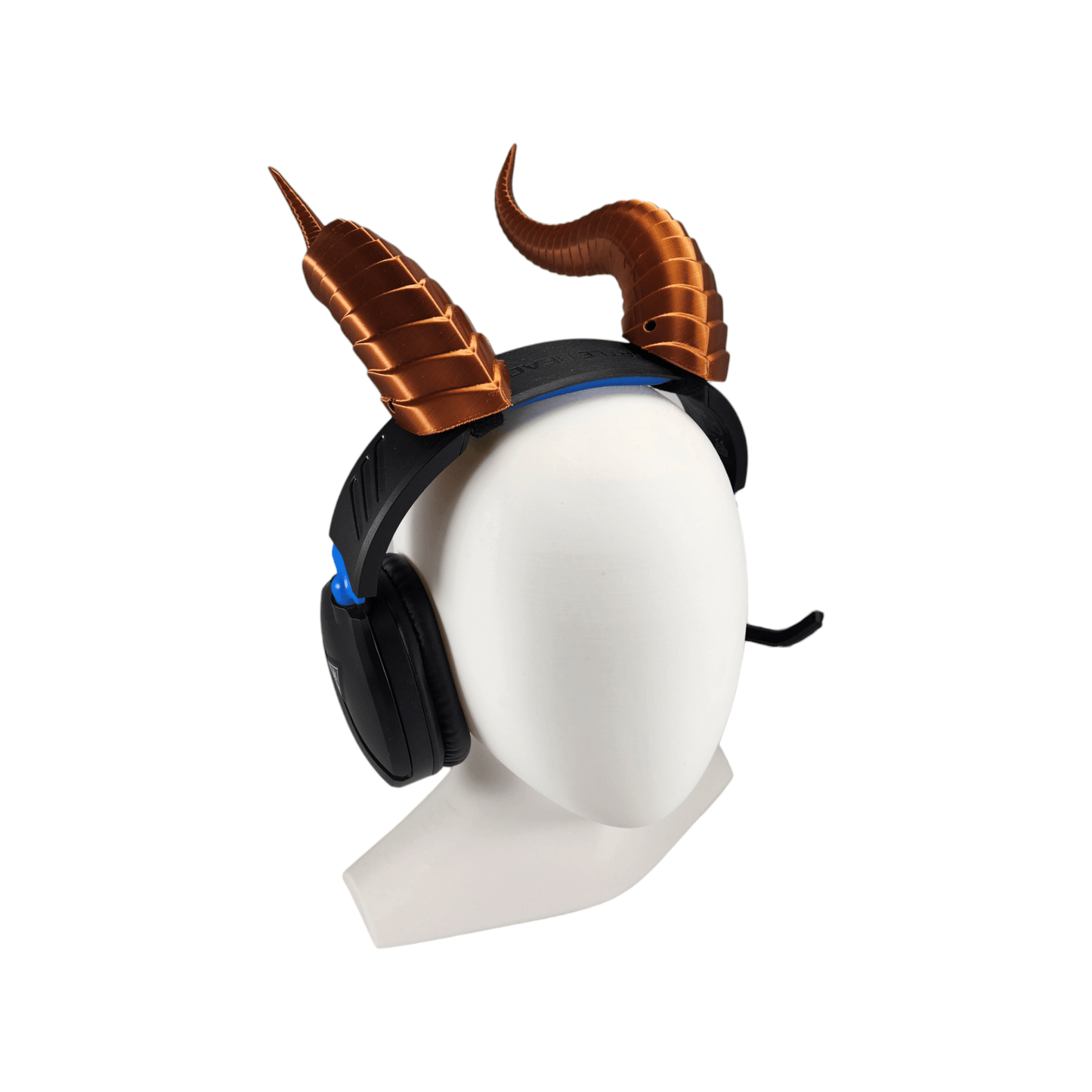 Dragon Horns for Cosplay or Headset | 3D Printed Cosplay Accessory - 3dkingdom