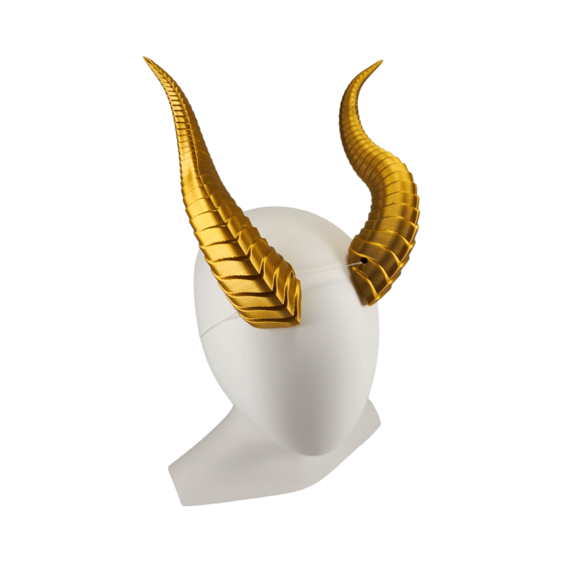 Dragon Horns for Cosplay or Headset | 3D Printed Cosplay Accessory - 3dkingdom