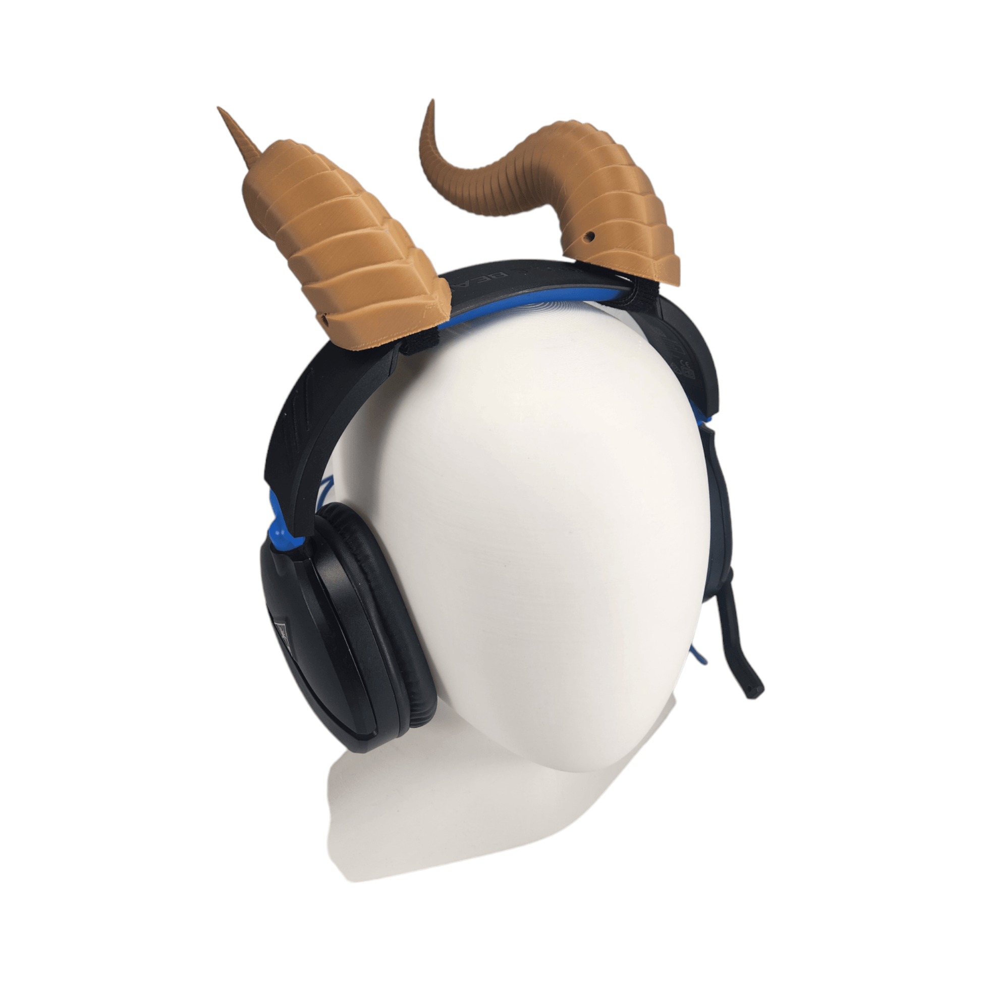 Dragon Horns for Cosplay or Headset | 3D Printed Cosplay Accessory - 3dkingdom