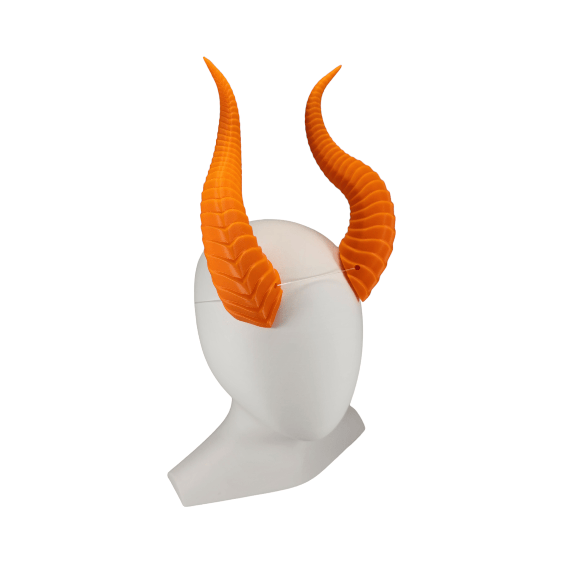 Dragon Horns for Cosplay or Headset | 3D Printed Cosplay Accessory - 3dkingdom