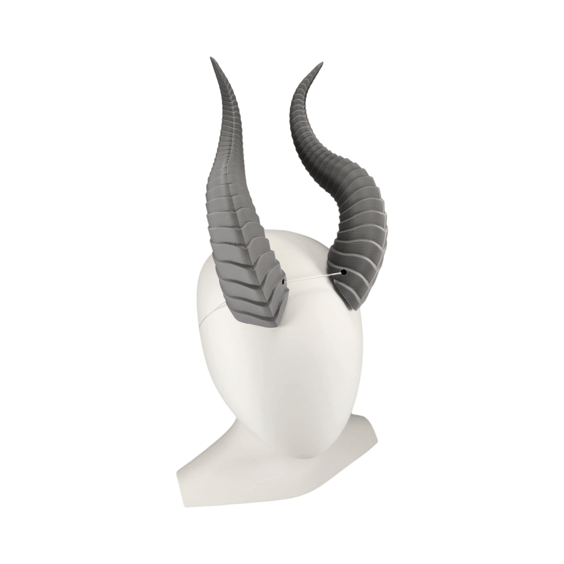 Dragon Horns for Cosplay or Headset | 3D Printed Cosplay Accessory - 3dkingdom
