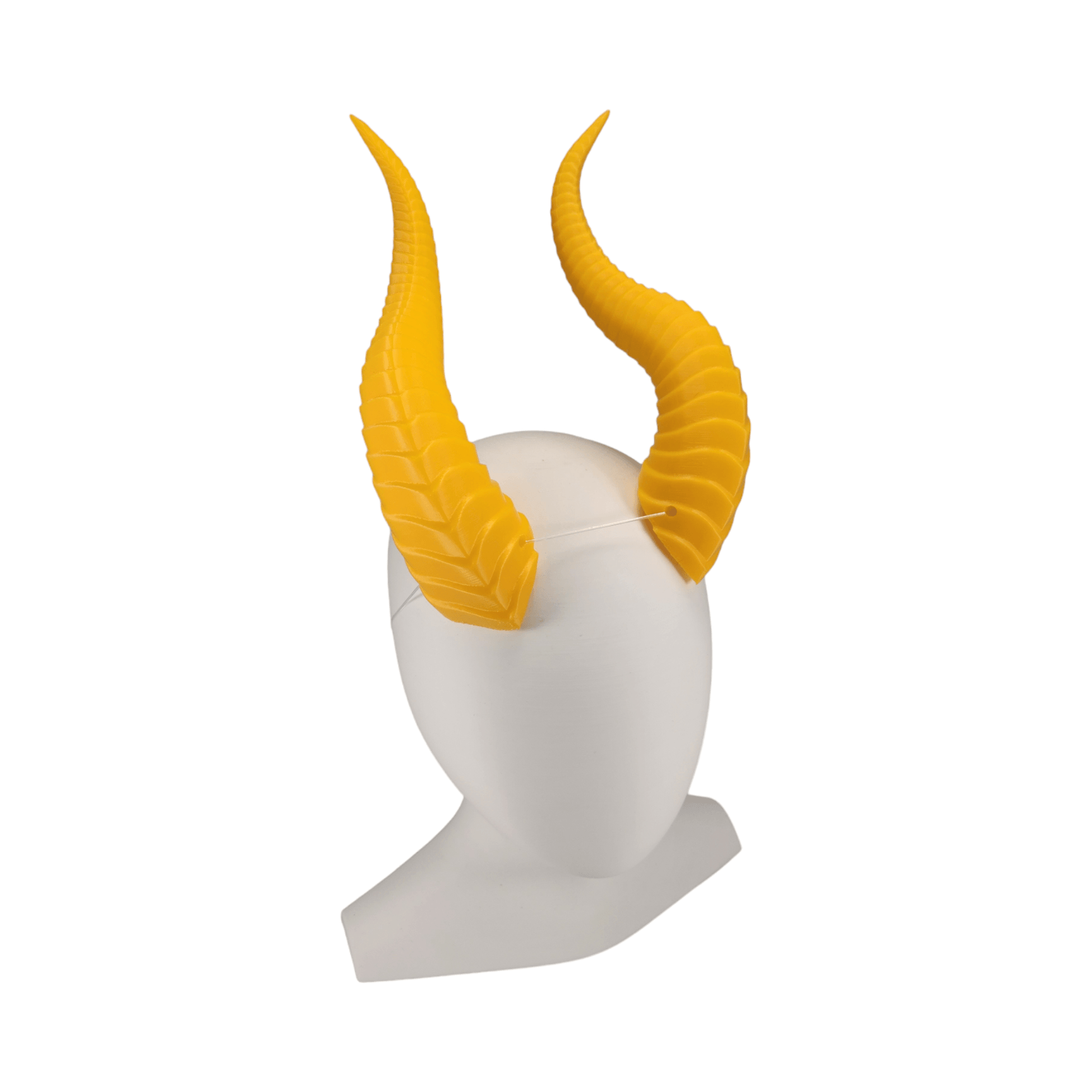 Dragon Horns for Cosplay or Headset | 3D Printed Cosplay Accessory - 3dkingdom