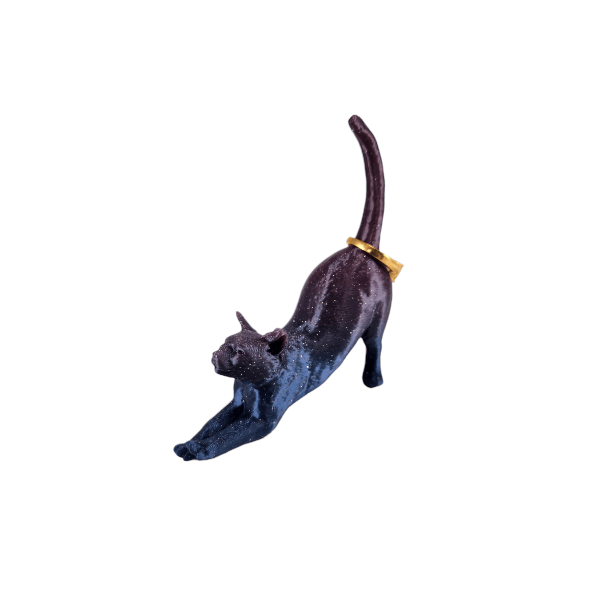 Cat Ring Holder - Eco-Friendly 3D Printed Jewelry Organizer - 3dkingdom
